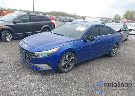 2023 Hyundai Elantra Limited from USA, damaged, VIN 5NPLP4AG7PH105417